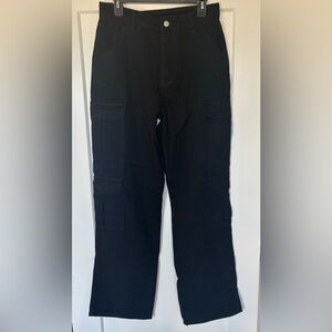 Women’s black cargo pants NWOT